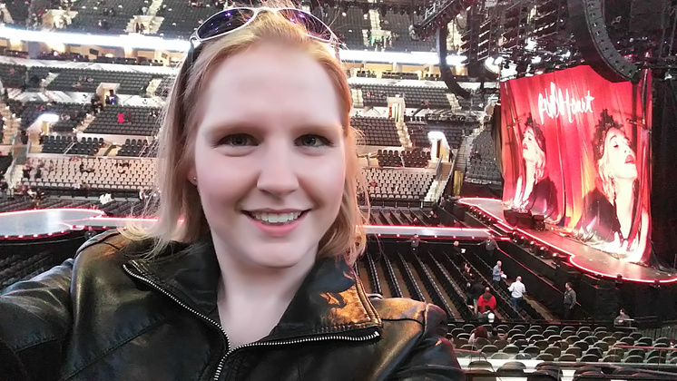 2016 - in San Antonio waiting for Madonna&#39;s Rebel Heart tour to begin